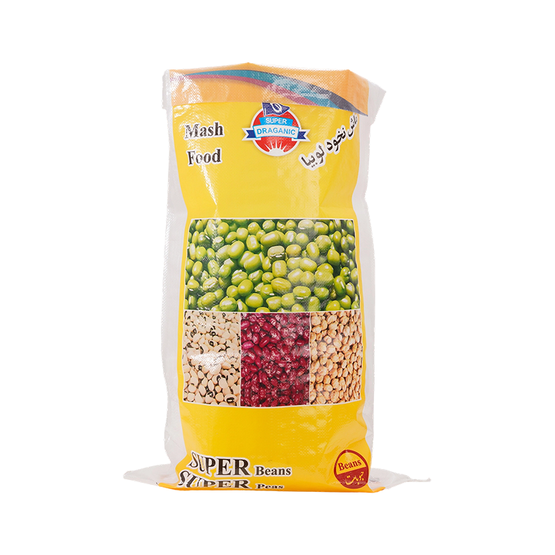 Custom-Printed Waterproof PP Woven Bags For Soybeans Mung Beans Red Dates And Grains