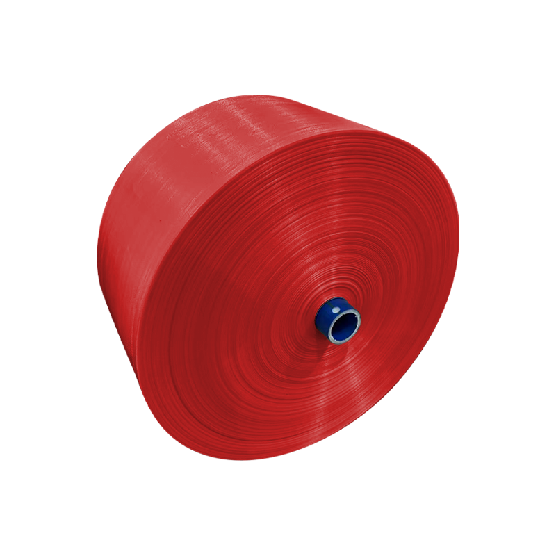 PP Woven Fabric Polypropylene Bag Roll Material - Cardinal Red