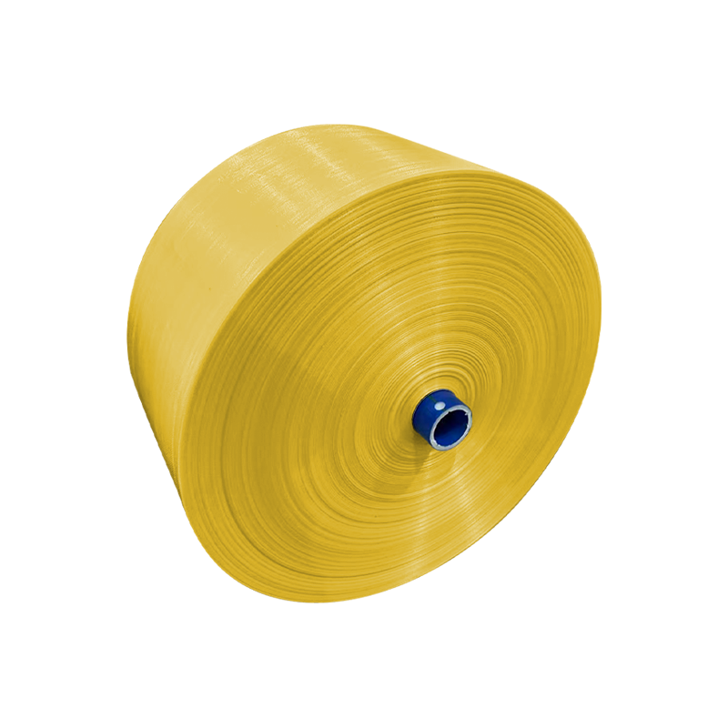 PP Woven Fabric Polypropylene Bag Roll Material - Yellow